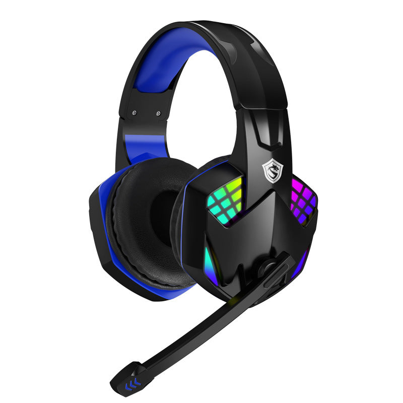 Gaming Wired Headset Illuminated With RGB Headset Colour BLUE