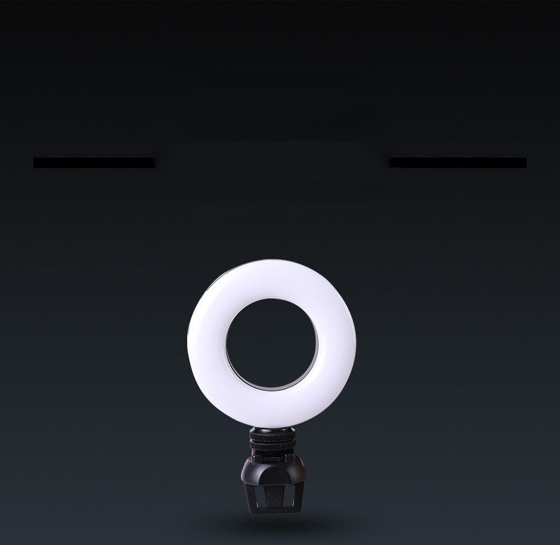 Dimmable LED Ring Light with Phone Holder - USB-Powered and Perfect for Live Streaming