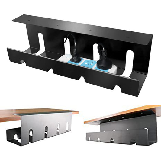 Neatly Organise Your Cables with our Underdesk Cable Rack Organiser - METAL